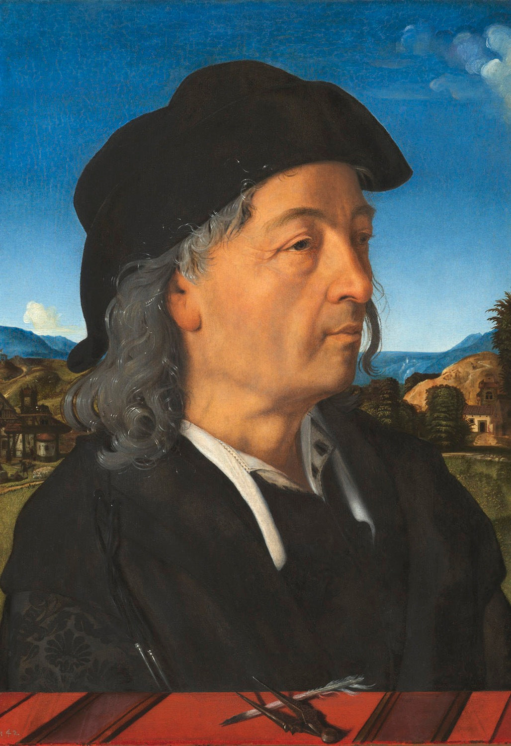 Portrait de Giuliano da Sangallo Giamberti - Piero di Cosimo image 1 reproduction réalisée par Alpha Reproduction