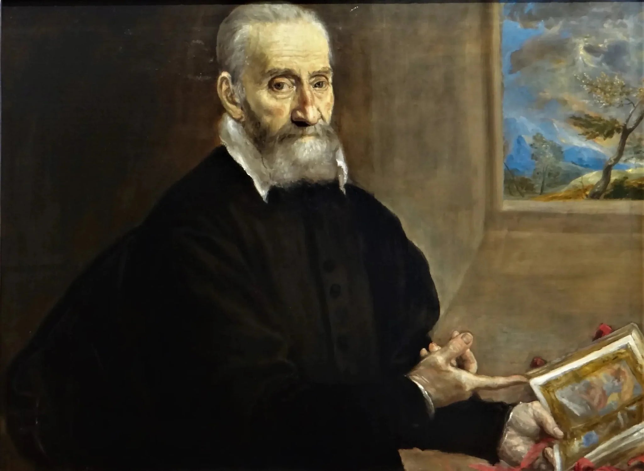 Portrait de Giulio Clovio - El Greco image 1 tableau peint à l’huile sur toile