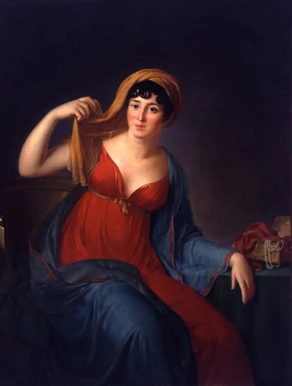 Portrait de Giuseppina Grassini - Marie-Guillemine Benoist image 1 reproduction de peinture à l’huile