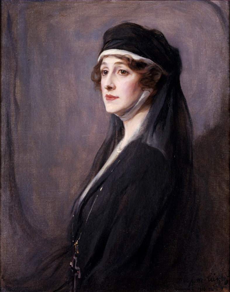 Portrait de Grace Elvina Hinds, marquise Curzon de Kedleston (1877-1958) - Philip de László image 1 copie de tableau peinte à la main