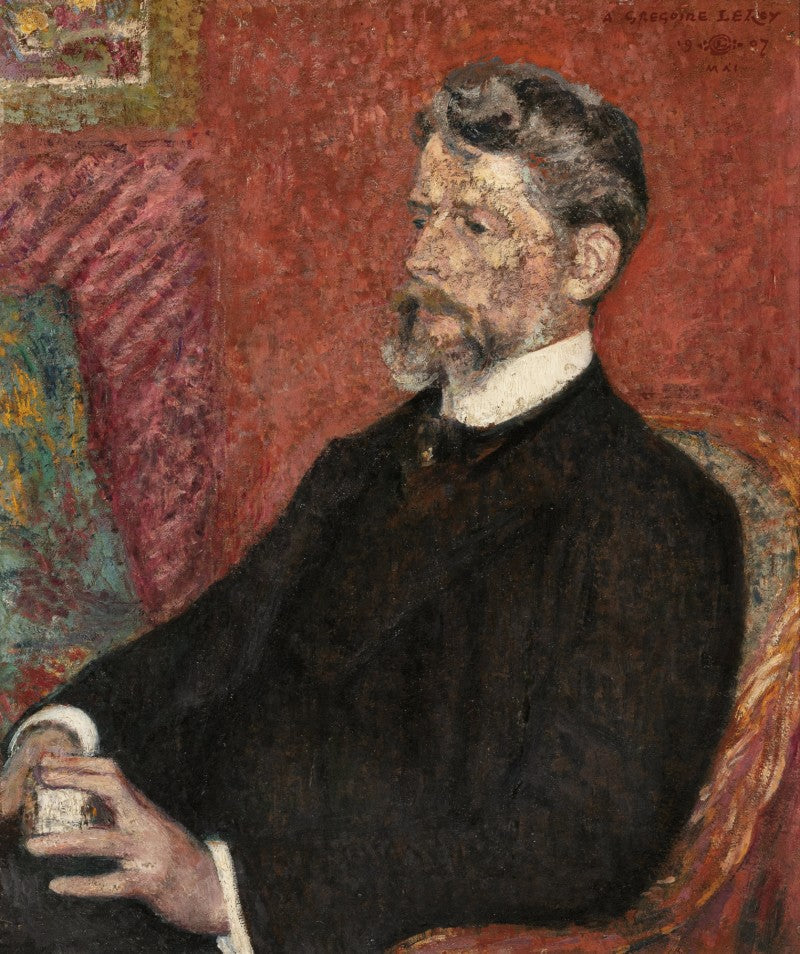 Portrait de Grégoire Le Roy - Georges Lemmen image 1 copie de tableau peinte à la main