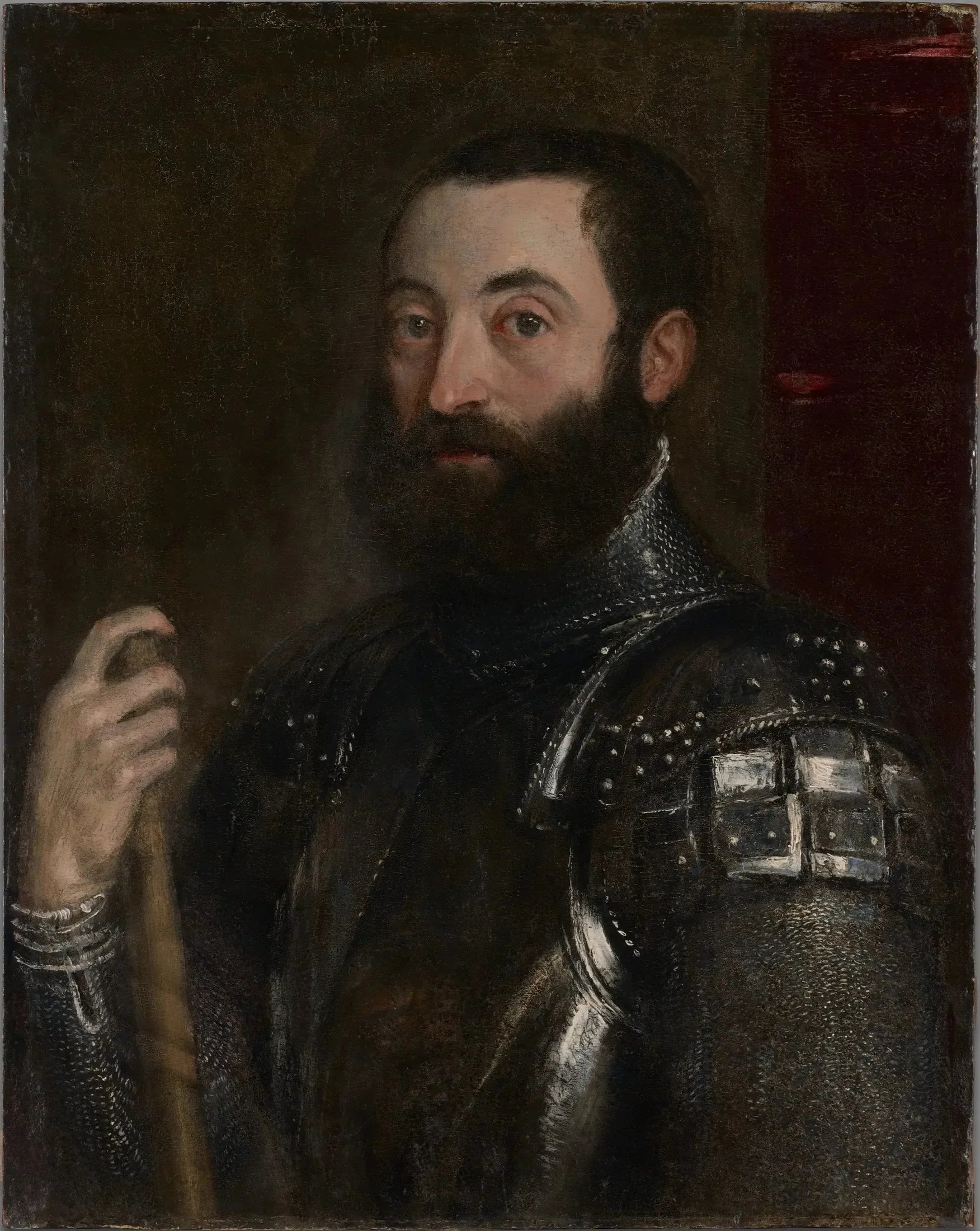 Portrait de Guidobaldo II della Rovere, duc d'Urbino - Titian image 1 copie peinte à la main à l’huile