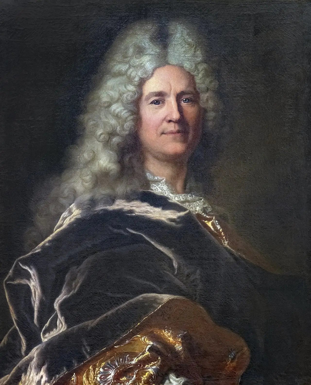 Portrait de Guillaume IV Castanier - Hyacinthe Rigaud image 1 reproduction de peinture à l’huile