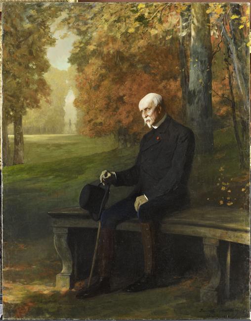Portrait de Henri d'Orléans duc d'Aumale - Jean-Joseph Benjamin-Constant image 1 copie de tableau peinte à la main