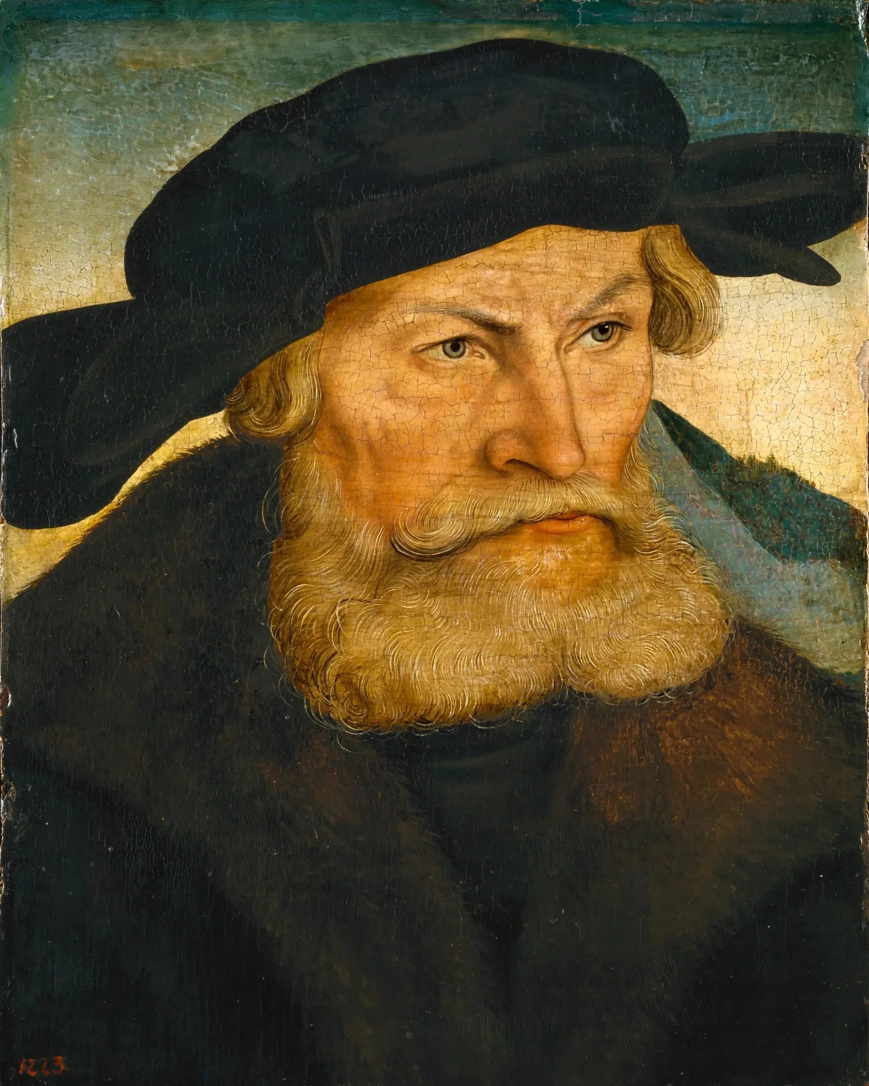 Portrait de Henri le Pieux - Lucas Cranach the Elder image 1 reproduction artisanale de tableau