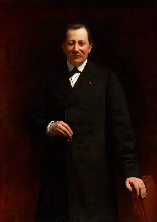 Portrait de Hermann (Jacques) Raffalovich - Léon Bonnat image 1 reproduction artisanale de tableau