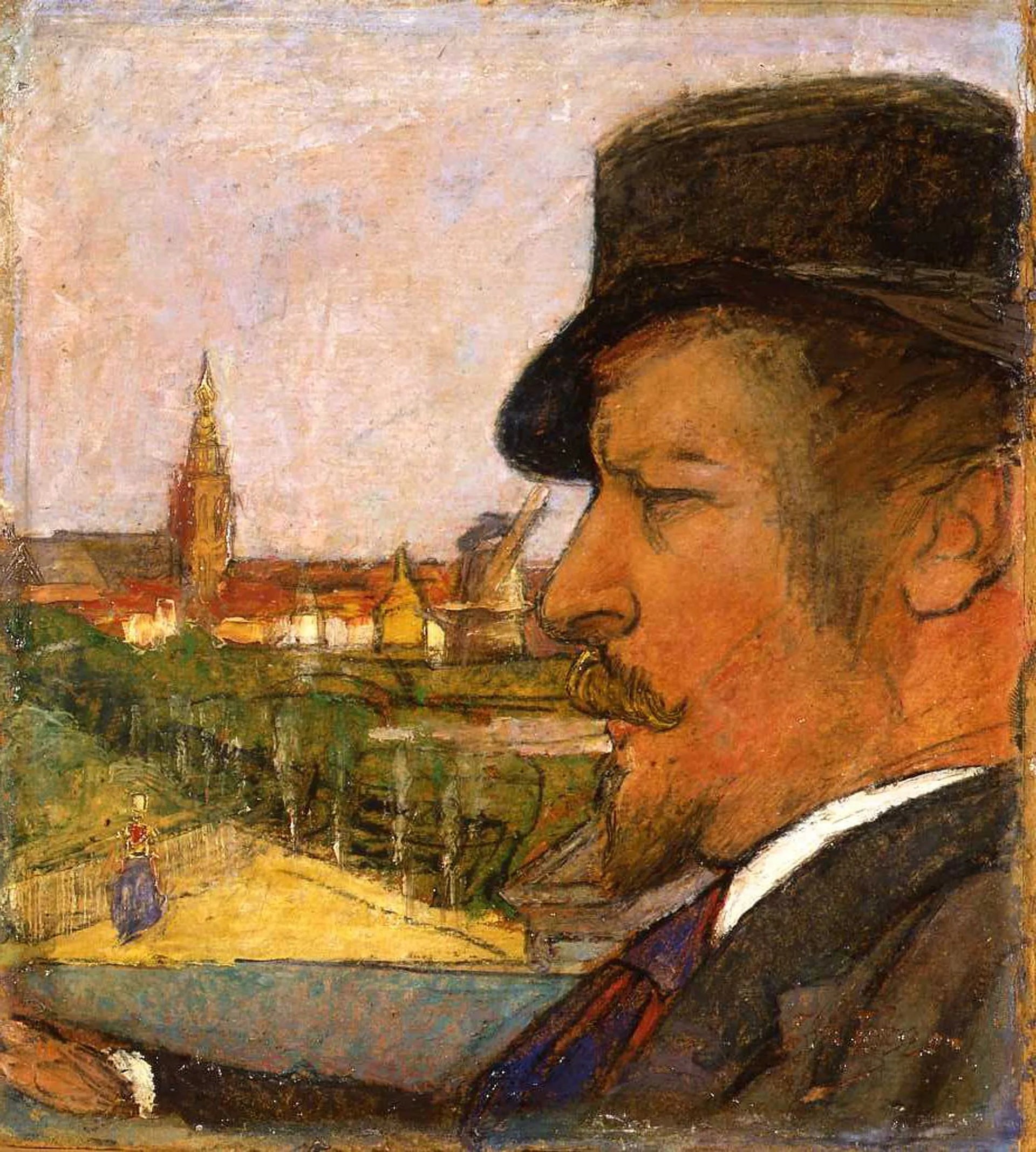 Portrait de Hidde Nijland - Jan Toorop image 1 copie peinte à la main à l’huile