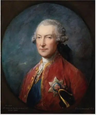 Portrait de Hugh Smithson (Percy), 1er duc de Northumberland (1714-1786), ancien Lord Lieutenant d'Irlande - Thomas Gainsborough image 1 tableau peint à l’huile sur toile