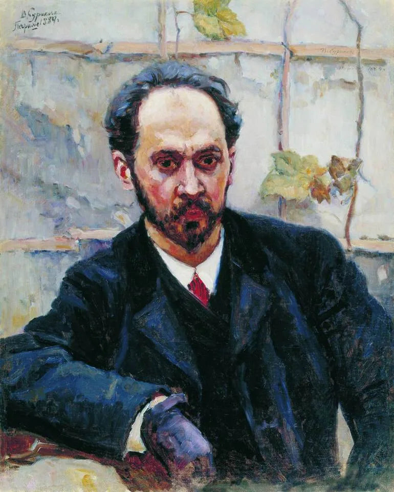 Portrait de Iosif E. Krachkovsky - Vassili Sourikov image 1 reproduction réalisée par Alpha Reproduction