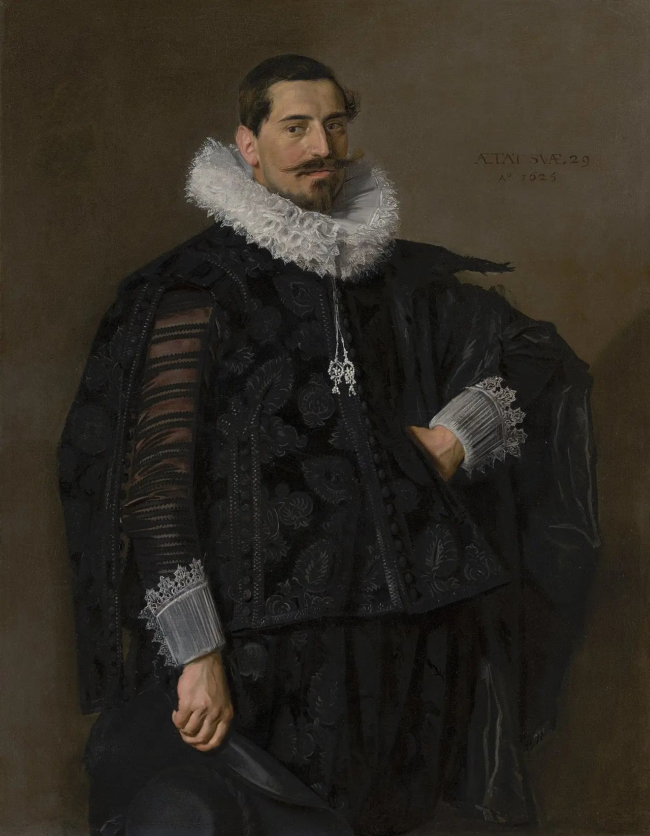 Portrait de Jacob Pietersz. Olycan (1596-1638) - Frans Hals image 1 copie de tableau peinte à la main
