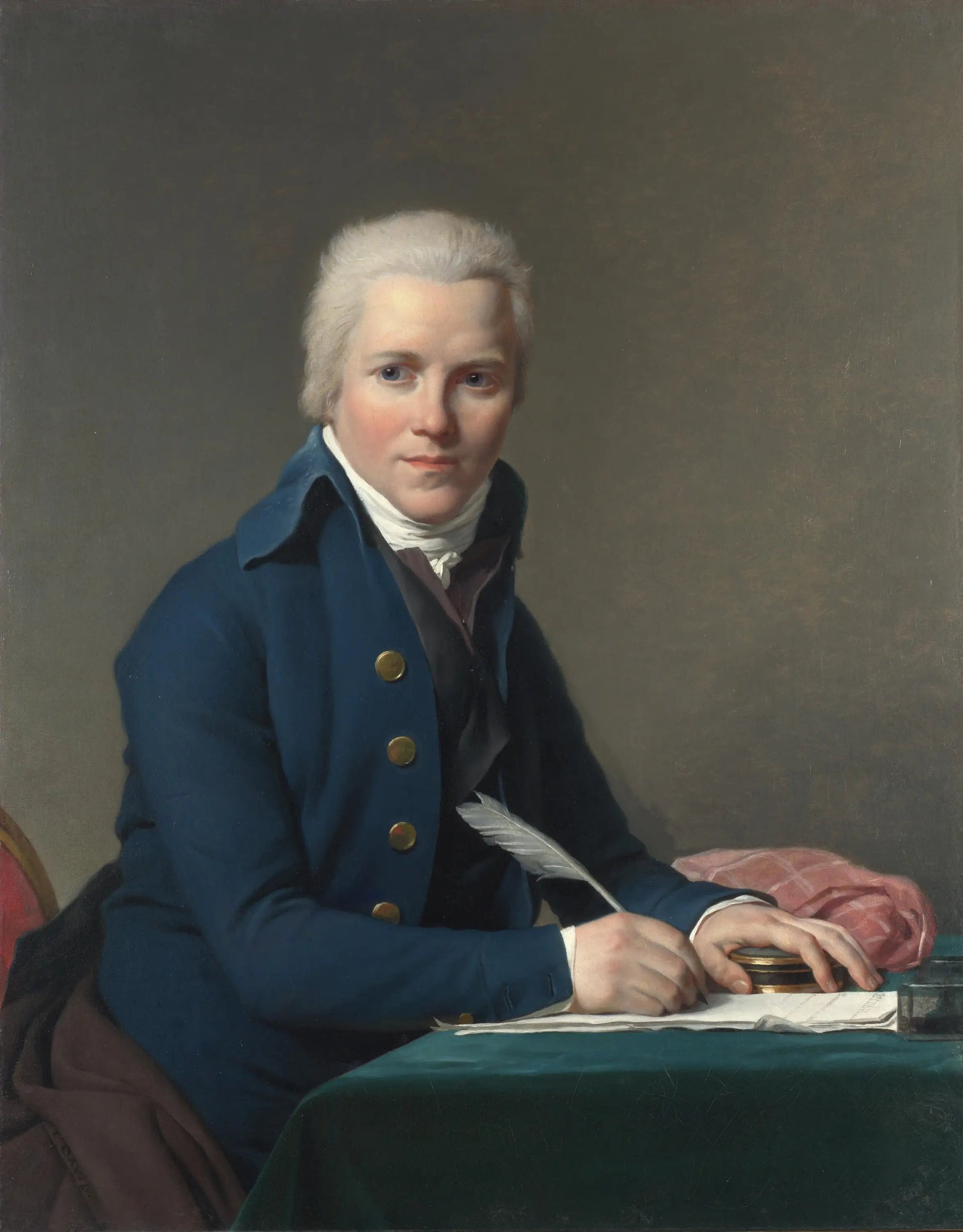 Portrait de Jacobus Blauw - Jacques-Louis David image 1 copie de tableau peinte à la main