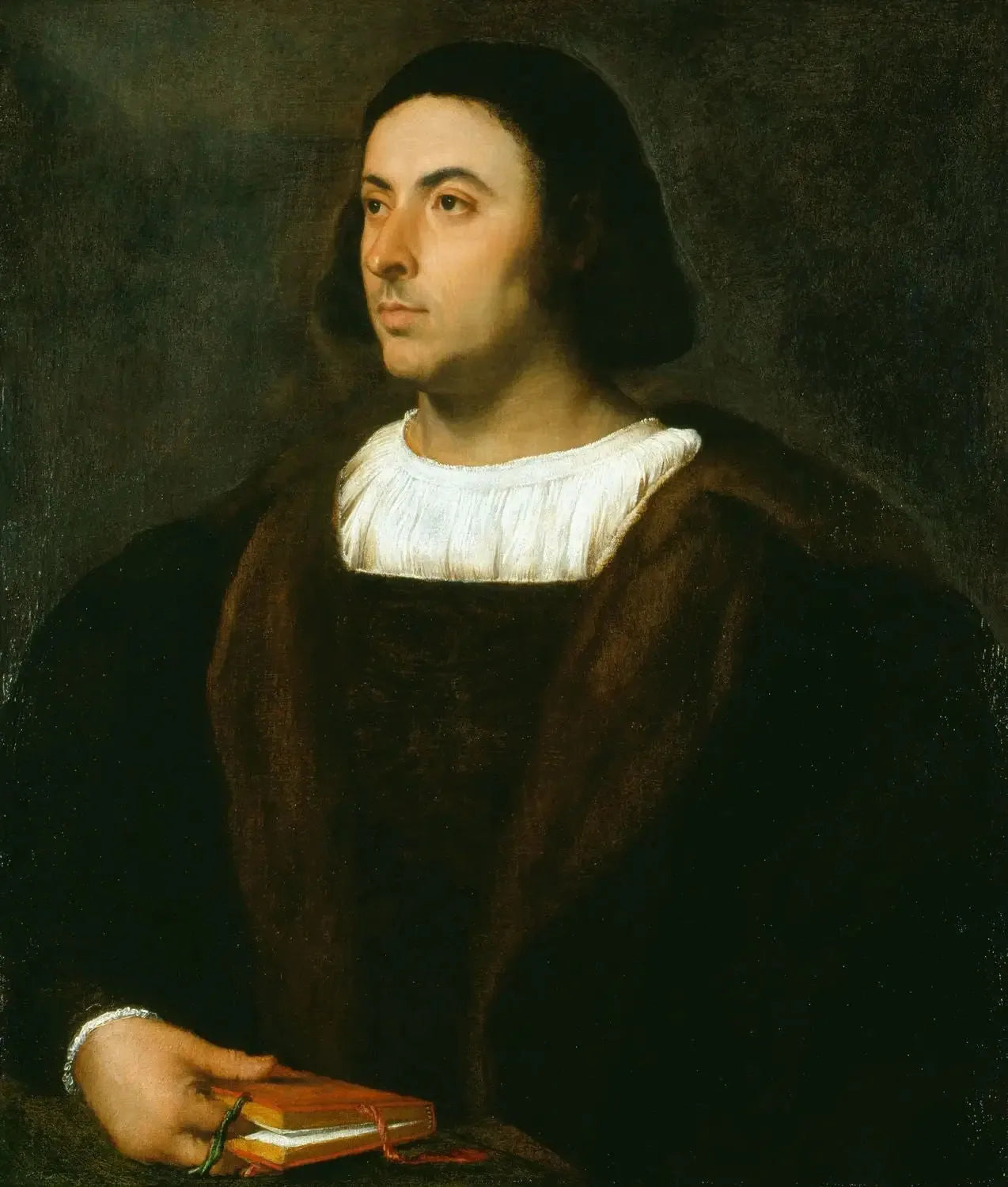 Portrait de Jacopo Sannazaro - Titian image 1 reproduction d’œuvre d’art à l’huile