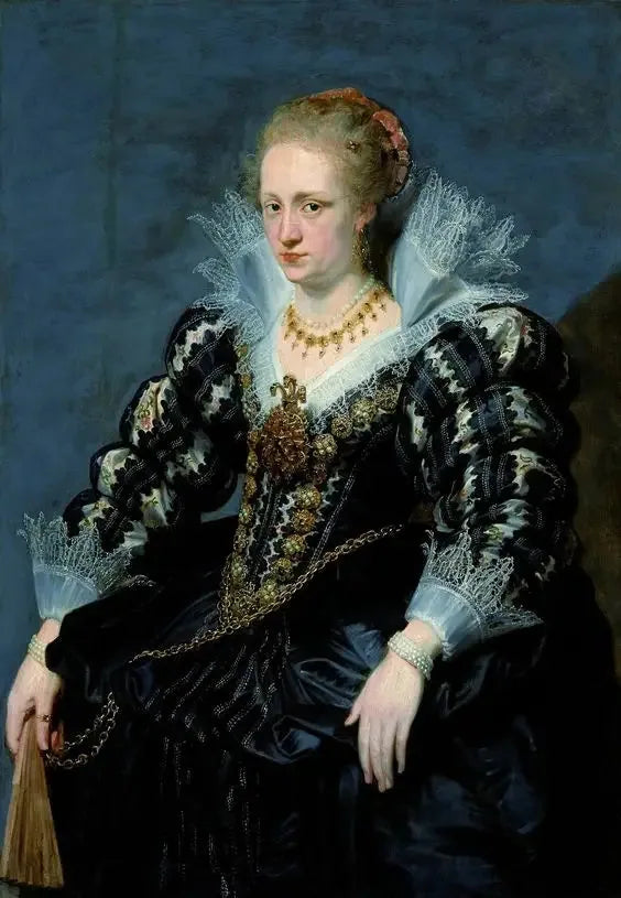 Portrait de Jacqueline de Caestre. - Peter Paul Rubens image 1 tableau peint à l’huile sur toile