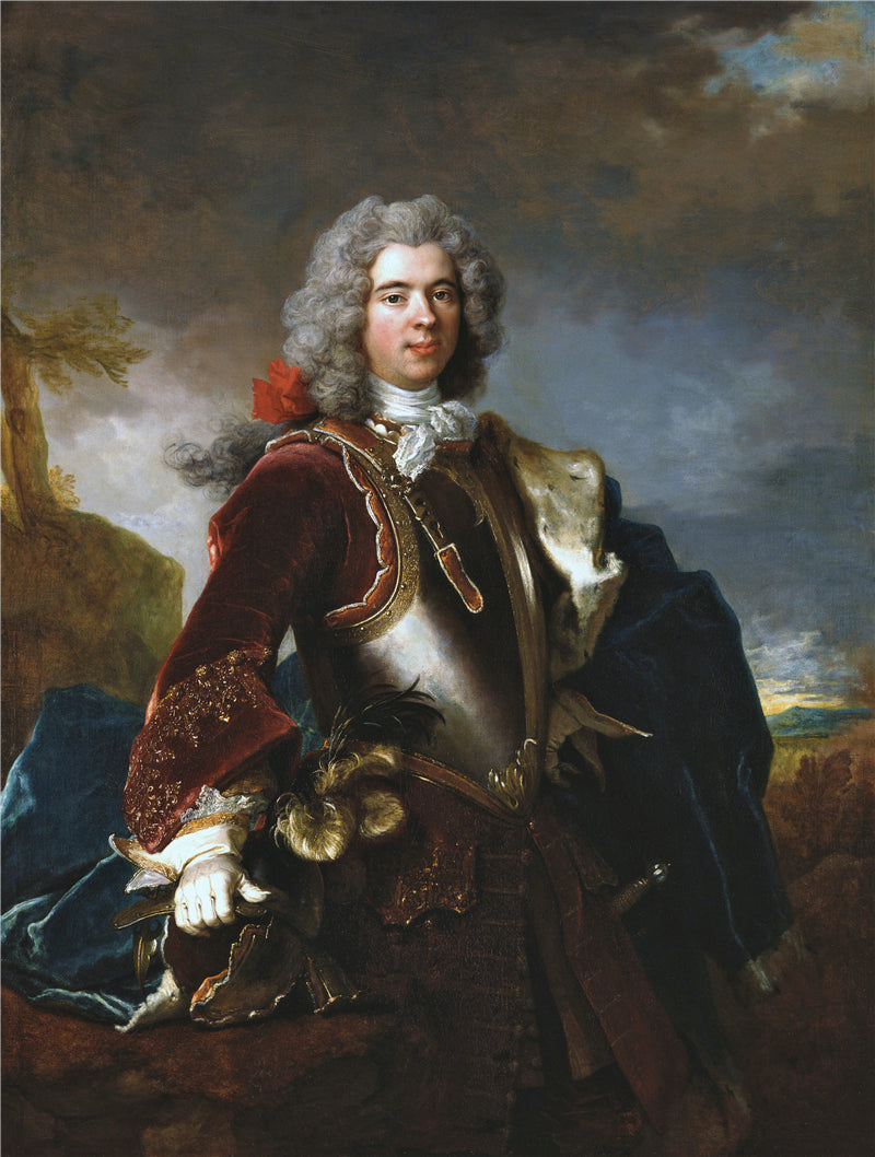 Portrait de Jacques 1er Grimaldi - Nicolas de Largillière image 1 reproduction de peinture à l’huile