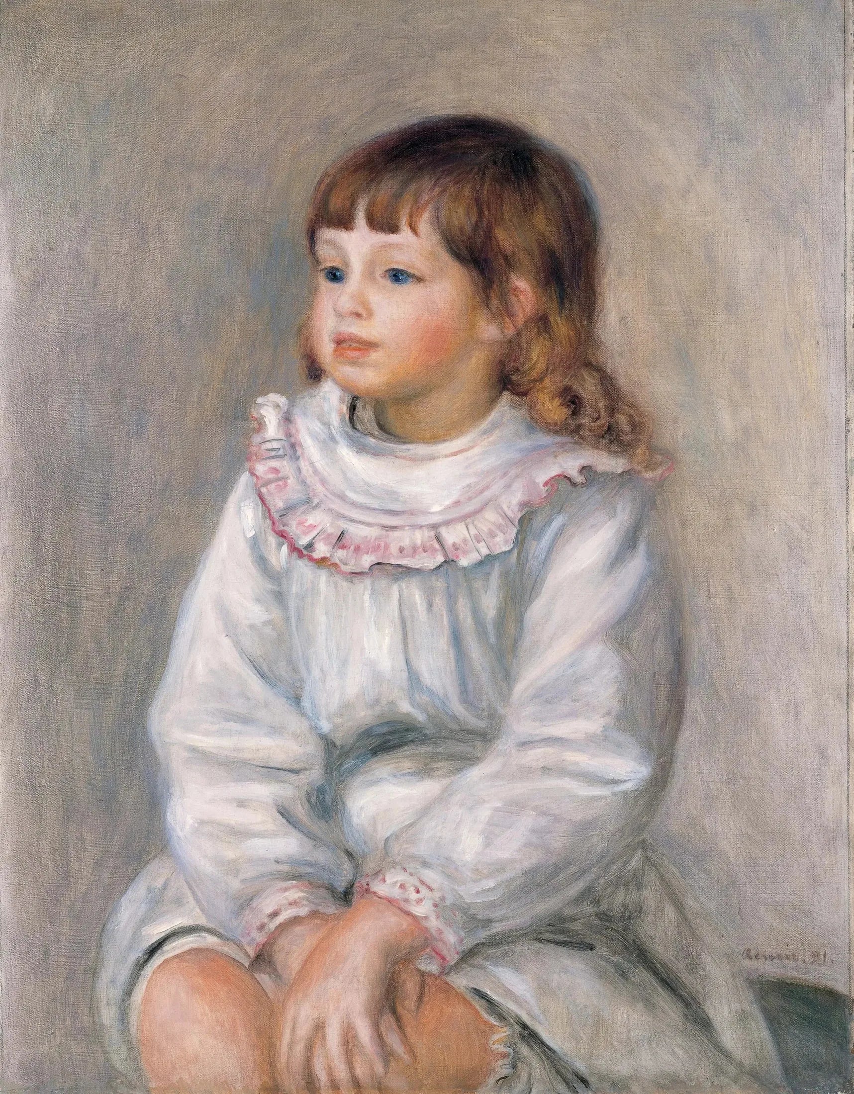 Portrait de Jacques Gallimard - Pierre-Auguste Renoir image 1 reproduction artisanale de tableau