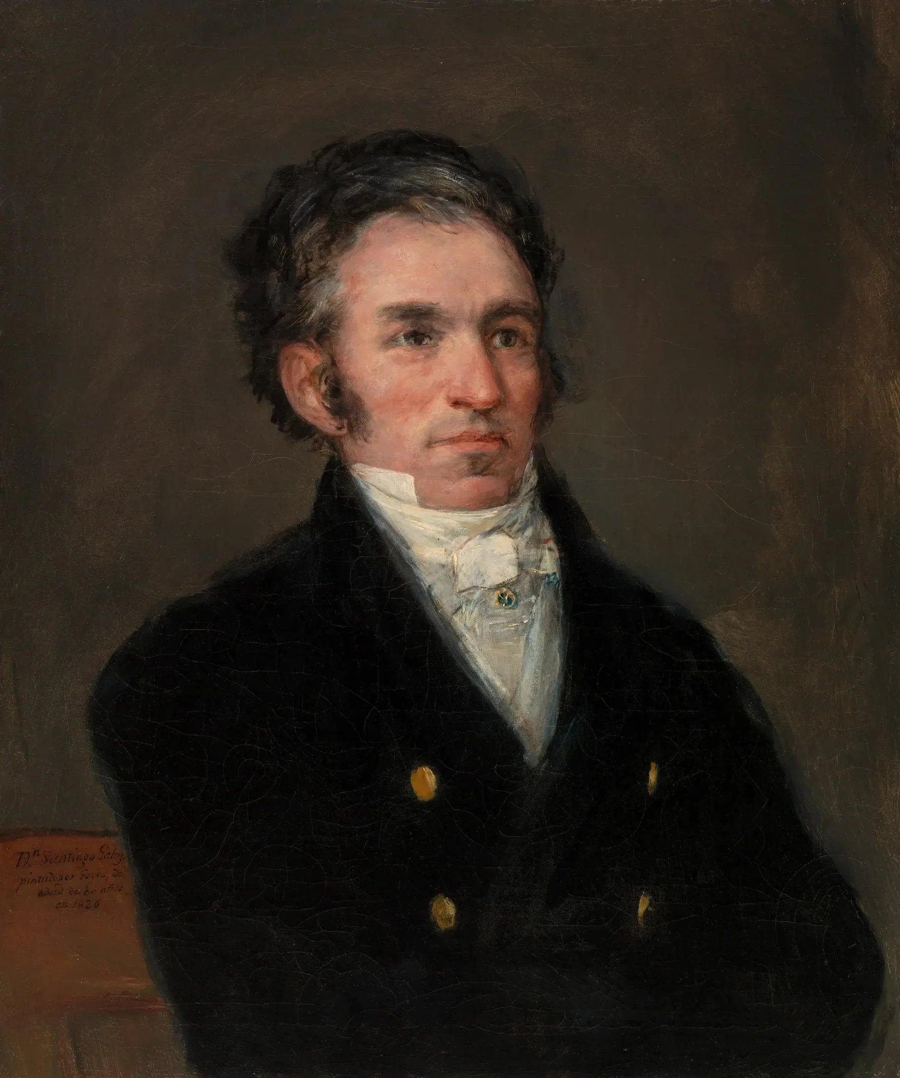 Portrait de Jacques Galos - Francisco de Goya image 1 reproduction artisanale de tableau