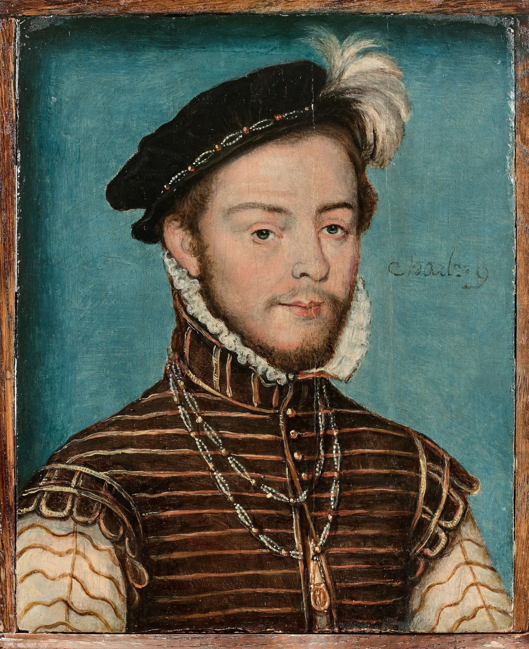 Portrait de Jacques de Savoie, duc de Nemours - Corneille de Lyon image 1 reproduction de peinture à l’huile