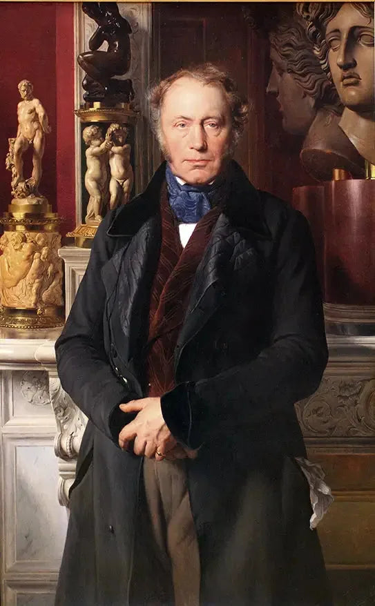 Portrait de James-Alexandre, comte de Pourtalès-Gorgier - Paul Delaroche image 1 reproduction de peinture à l’huile
