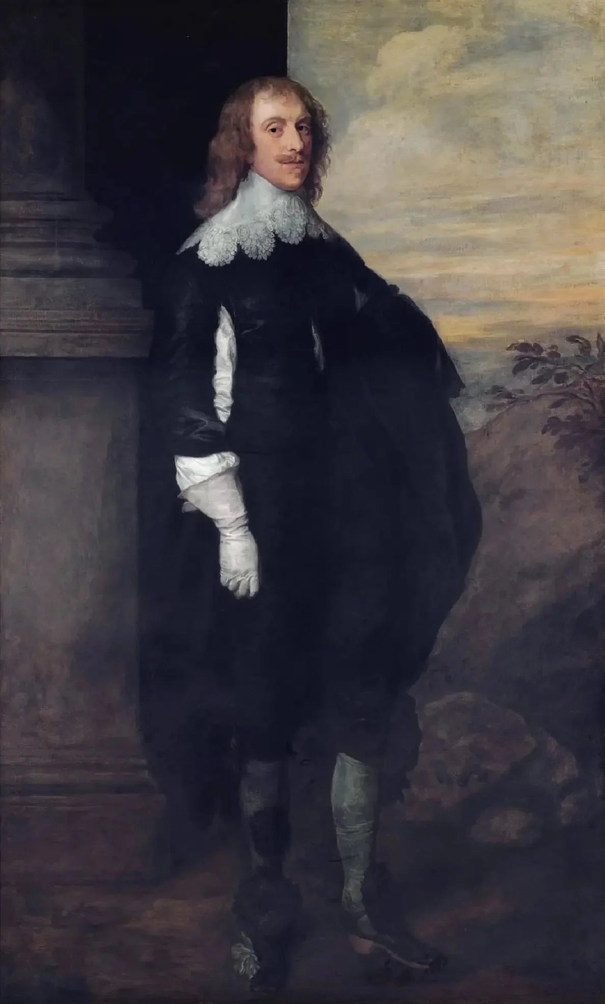 Portrait de James Hay, 2e comte de Carlisle (vers 1612-1660) - Antoine van Dyck image 1 tableau peint à l’huile sur toile