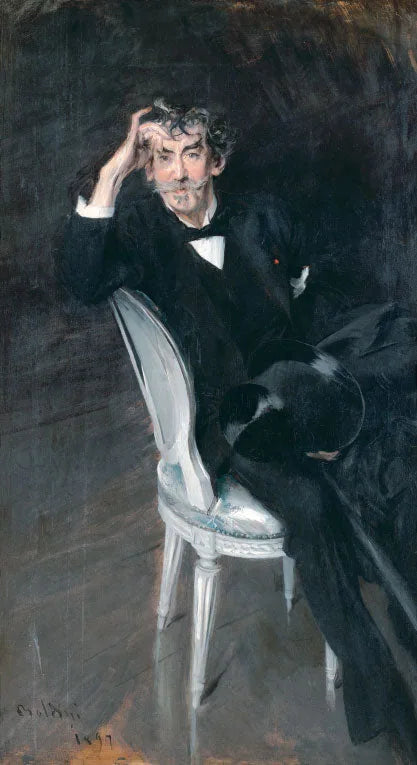 Portrait de James McNeill Whistler - Giovanni Boldini image 1 reproduction artisanale de tableau