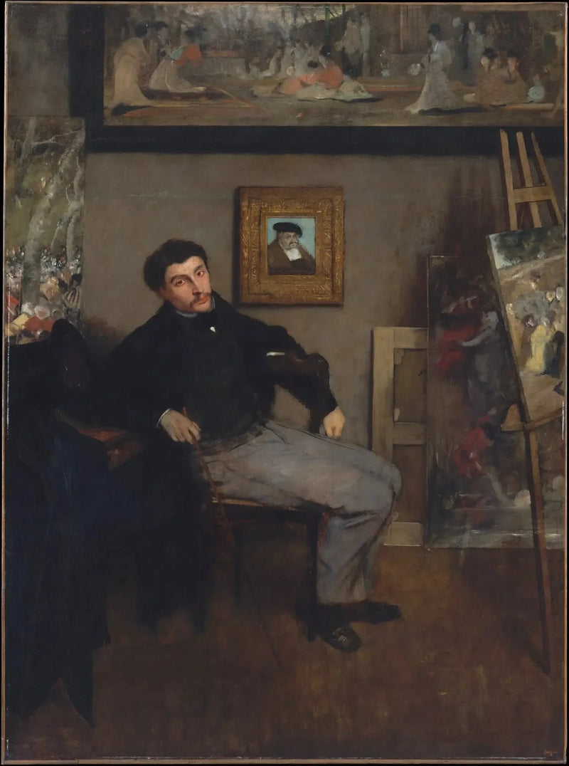 Portrait de James Tissot - Edgar Degas