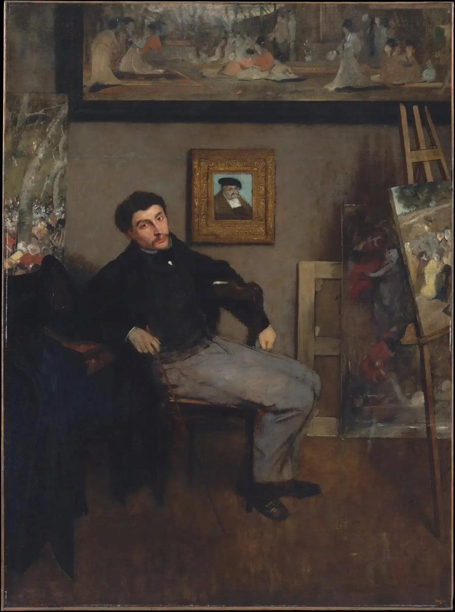 Portrait de James Tissot - Edgar Degas
