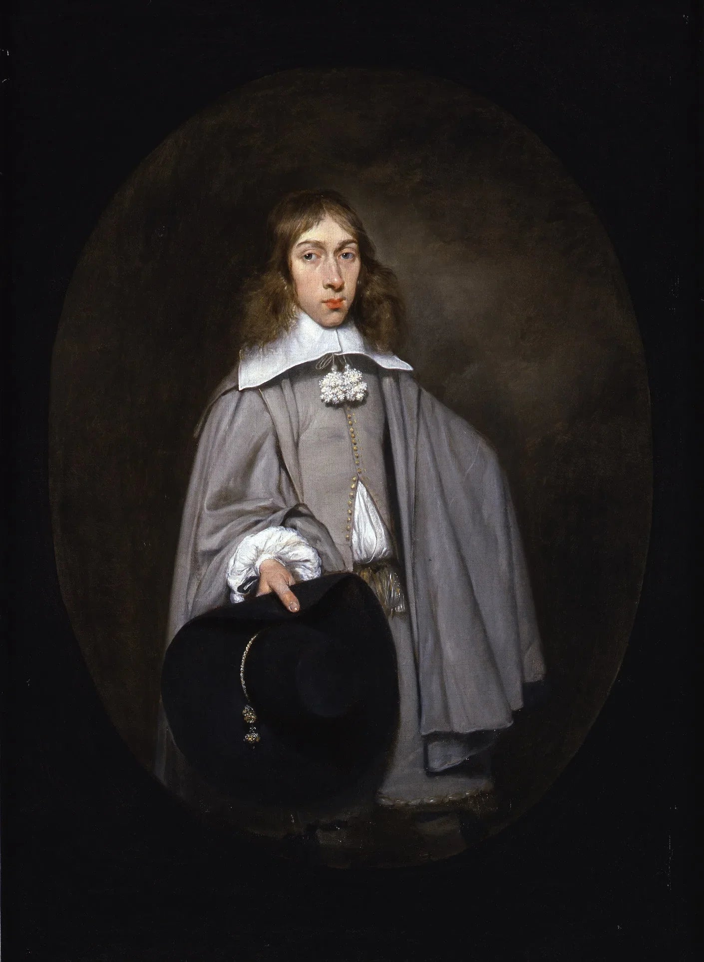 Portrait de Jan Craeyvanger (1641–après 1668) - Gerard ter Borch image 1 reproduction artisanale de tableau