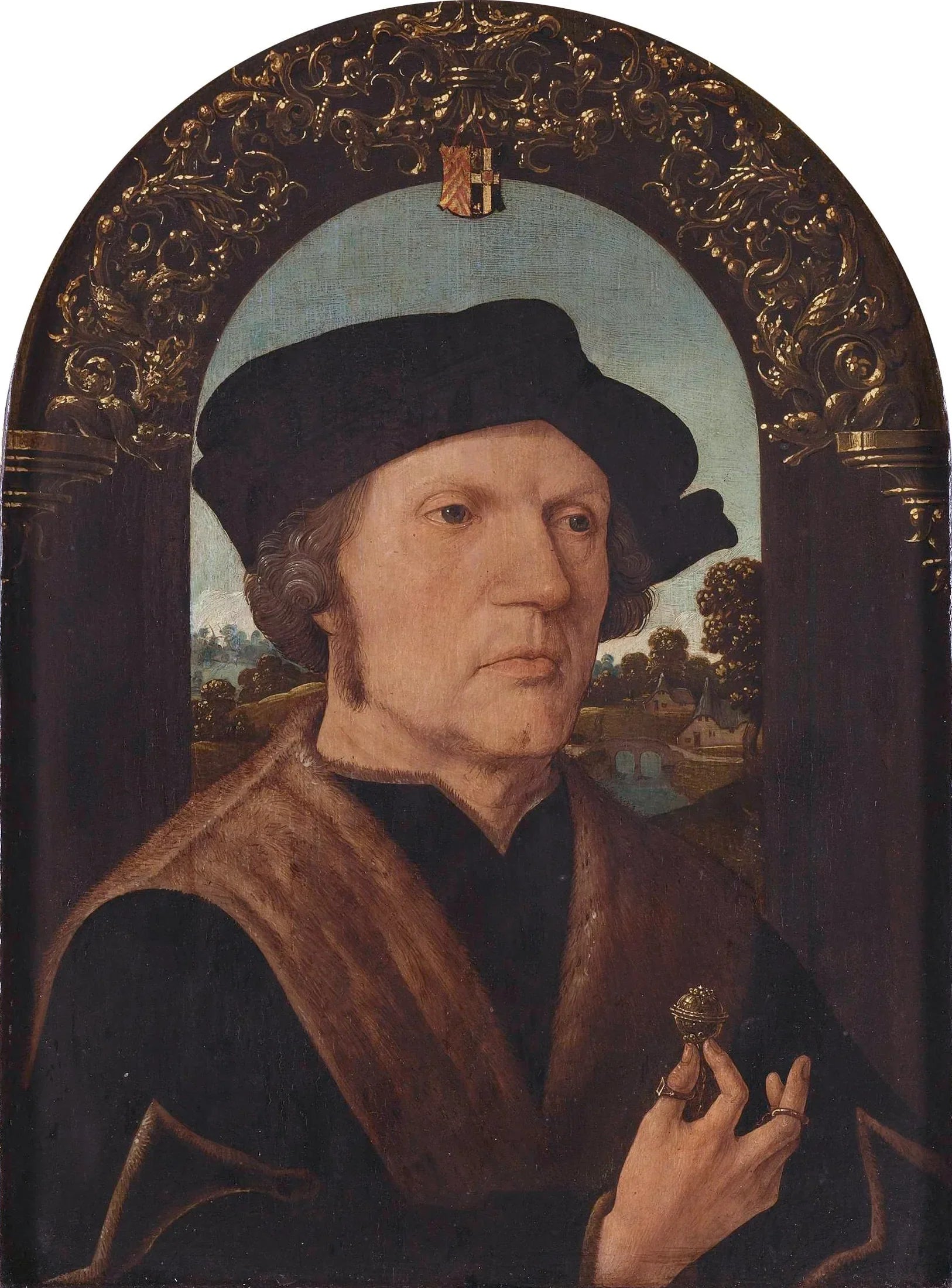 Portrait de Jan Gerritsz van Egmond van de Nijenburg (?-1523) - Jacob Cornelisz van Oostsanen image 1 reproduction d’œuvre d’art à l’huile