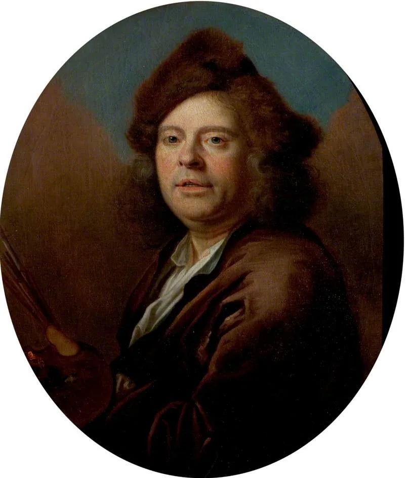 Portrait de Jan Siberechts (1627-1703) - Nicolas de Largillière image 1 copie peinte à la main à l’huile