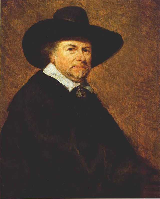 Portrait de Jan van Goyen - Gerard ter Borch image 1 copie de tableau peinte à la main