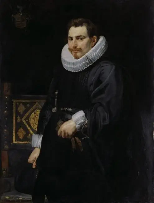 Portrait de Jan Vermoelen (1589-1656), commandant suprême de la flotte espagnole, 1616 - Peter Paul Rubens image 1 tableau peint à l’huile sur toile