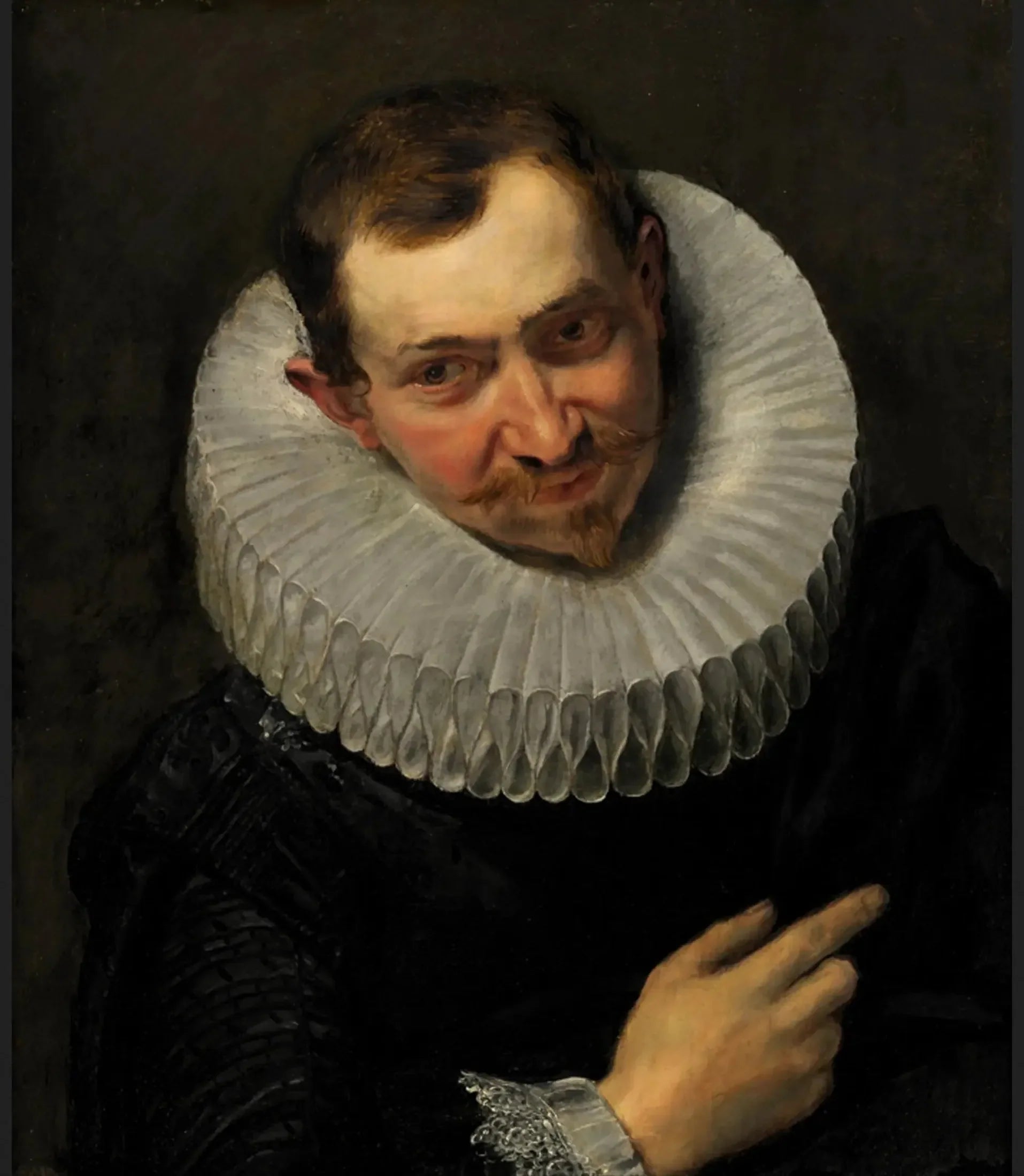Portrait de Jan Wildens (1586-1653) - Peter Paul Rubens image 1 copie peinte à la main à l’huile