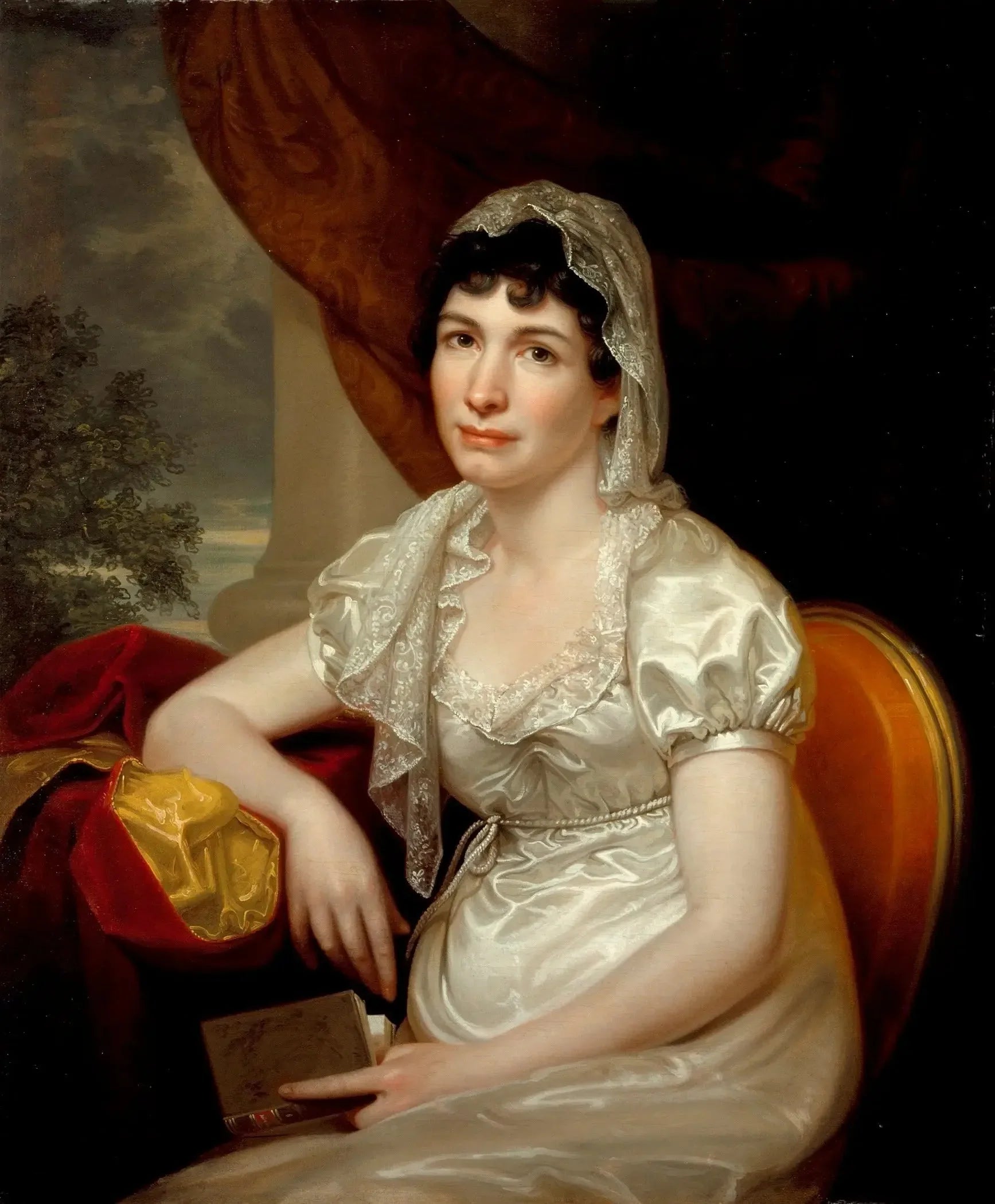 Portrait de Jane Griffith Koch - Rembrandt Peale image 1 copie peinte à la main à l’huile