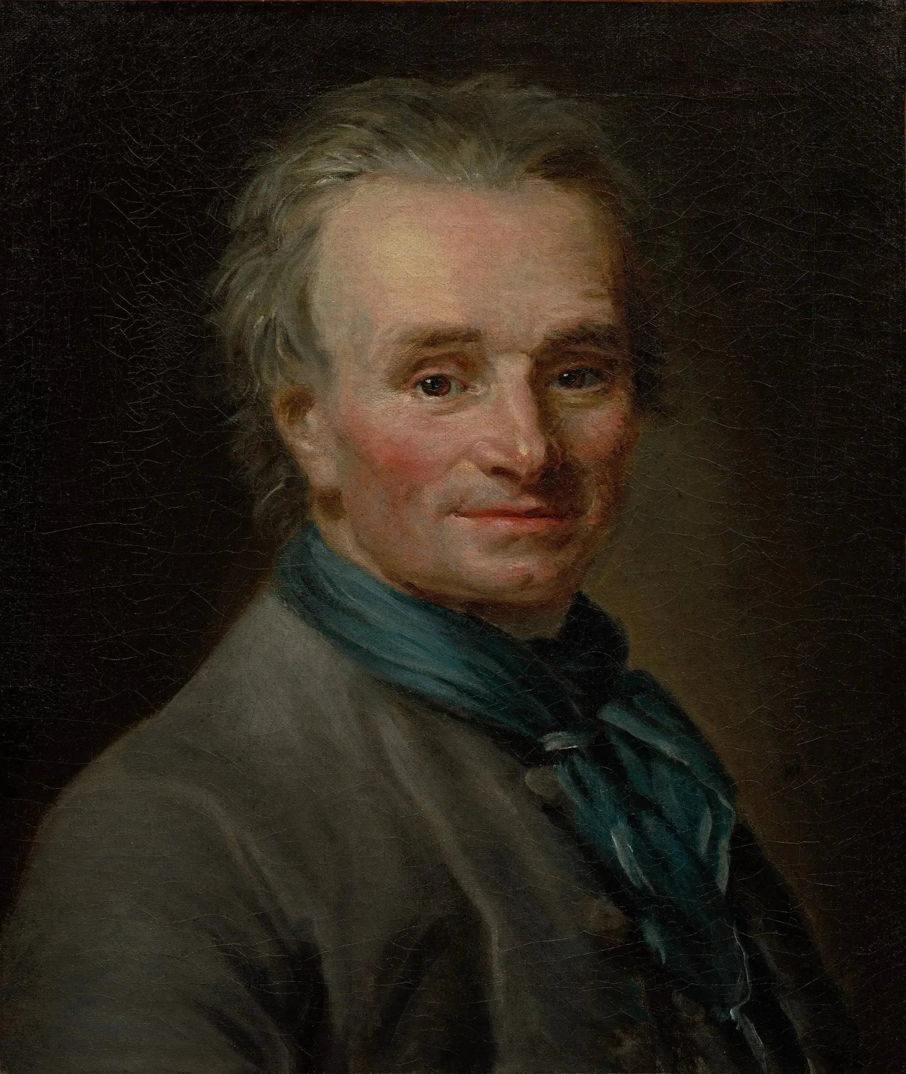 Portrait de Jean-Baptiste Lemoyne le Jeune - Élisabeth Vigée Le Brun image 1 reproduction artisanale de tableau