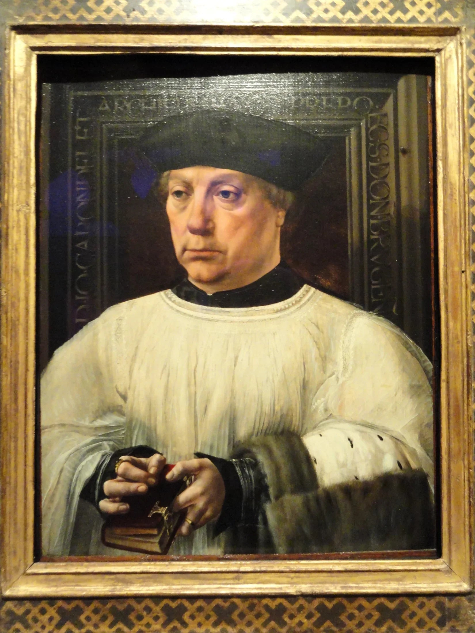 Portrait de Jean Carondelet - Jan Gossaert image 1 reproduction de peinture à l’huile