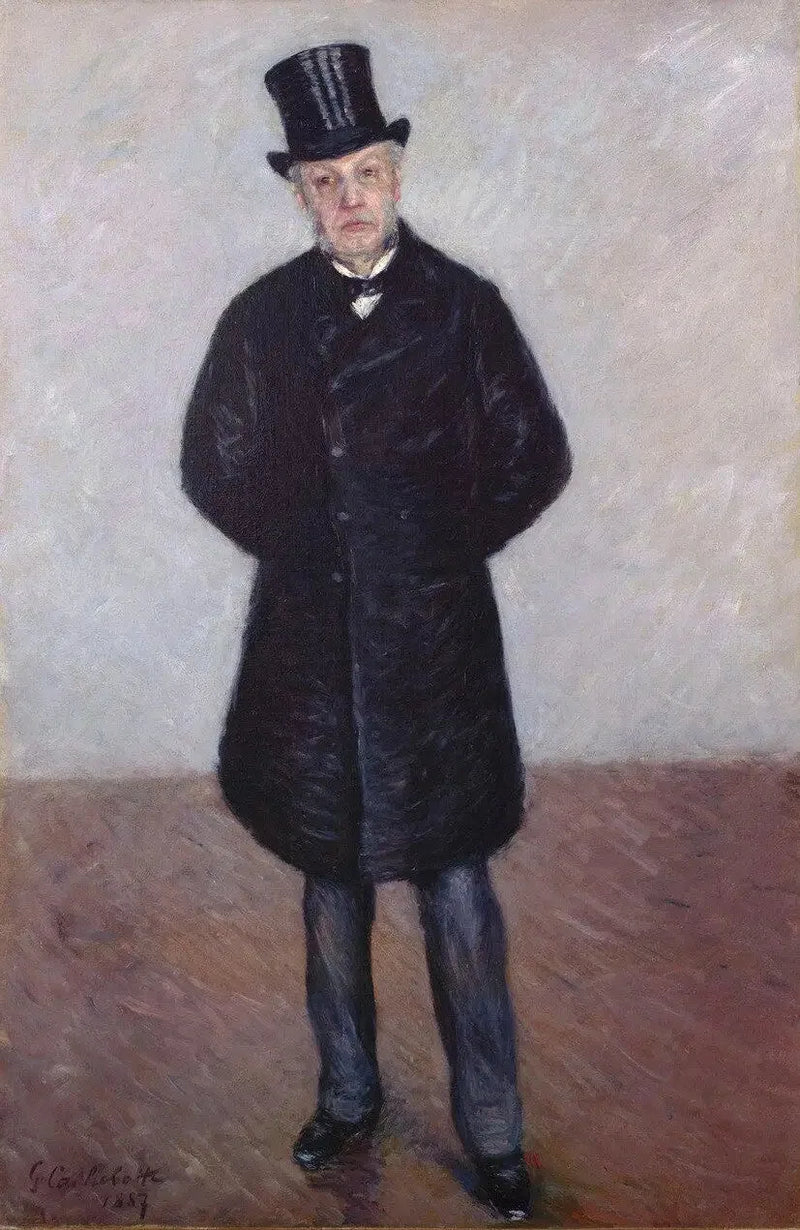 Portrait de Jean Daurelle en pied - Gustave Caillebotte