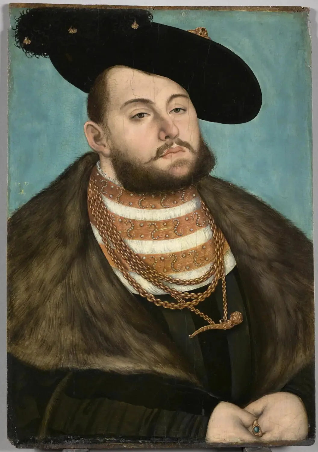 Portrait de Jean-Frédéric le Magnanime - Lucas Cranach the Elder image 1 reproduction de peinture à l’huile