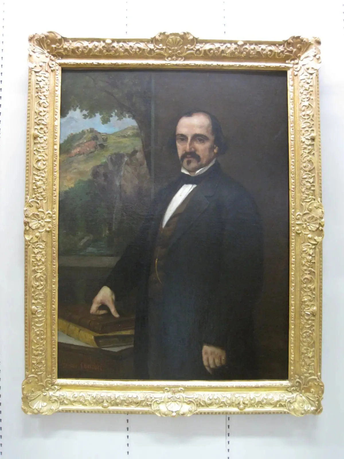 Portrait de Jean Paul Mazaroz - Gustave Courbet image 1 copie de tableau peinte à la main