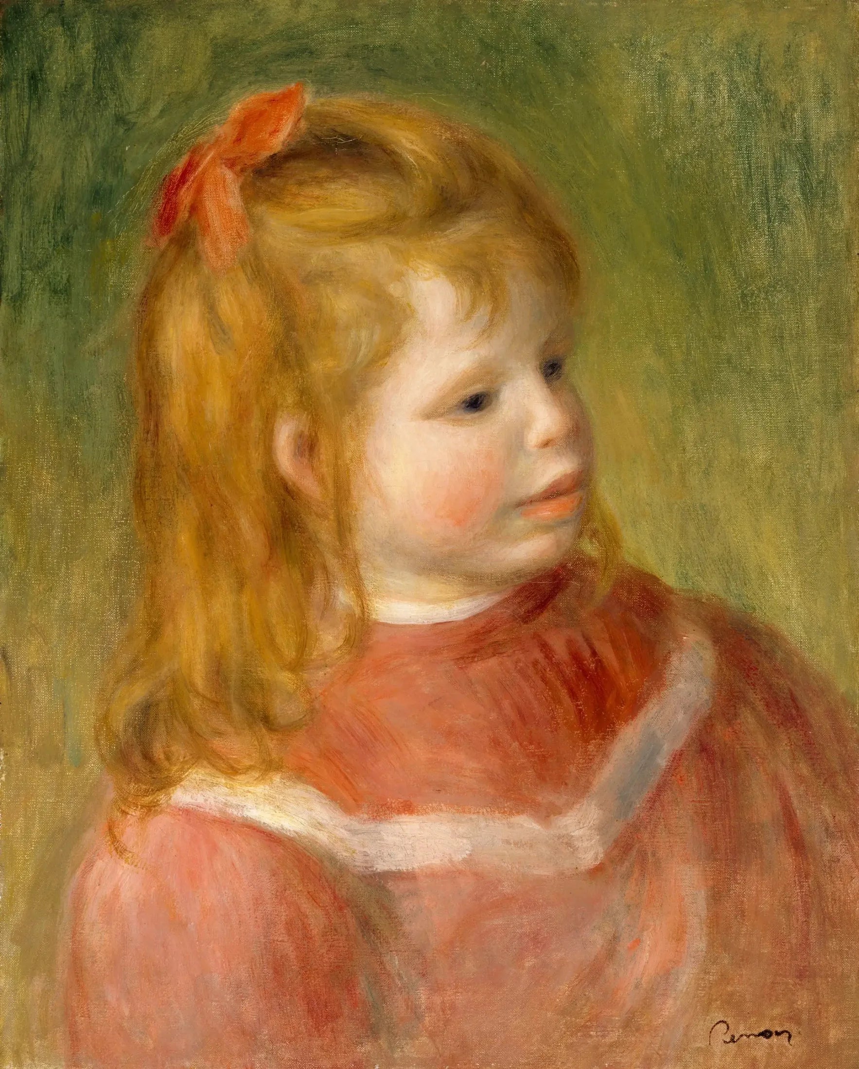 Portrait de Jean - Pierre-Auguste Renoir image 1 copie peinte à la main à l’huile
