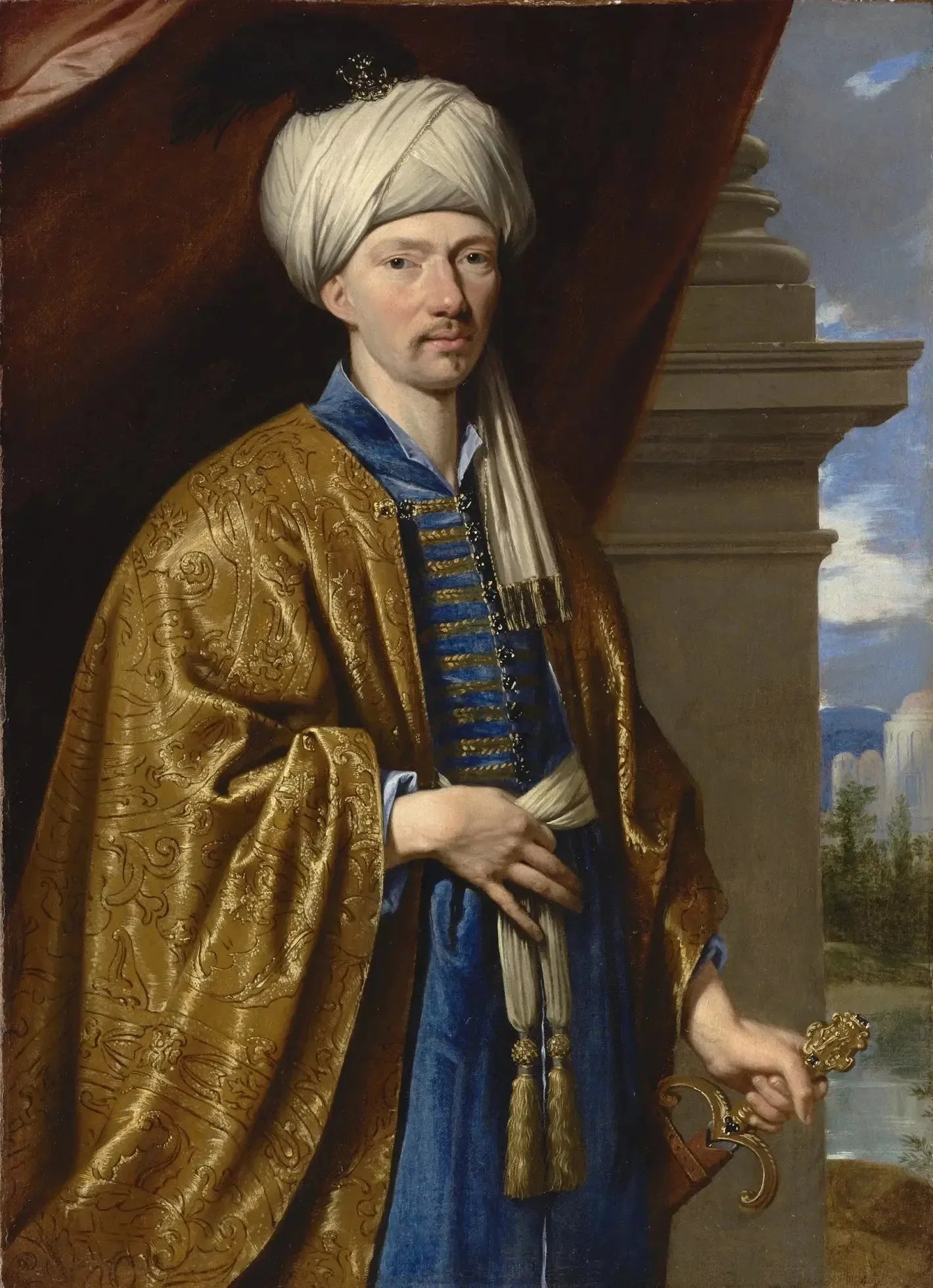 Portrait de Jean de Thévenot - Philippe de Champaigne image 1 reproduction artisanale de tableau