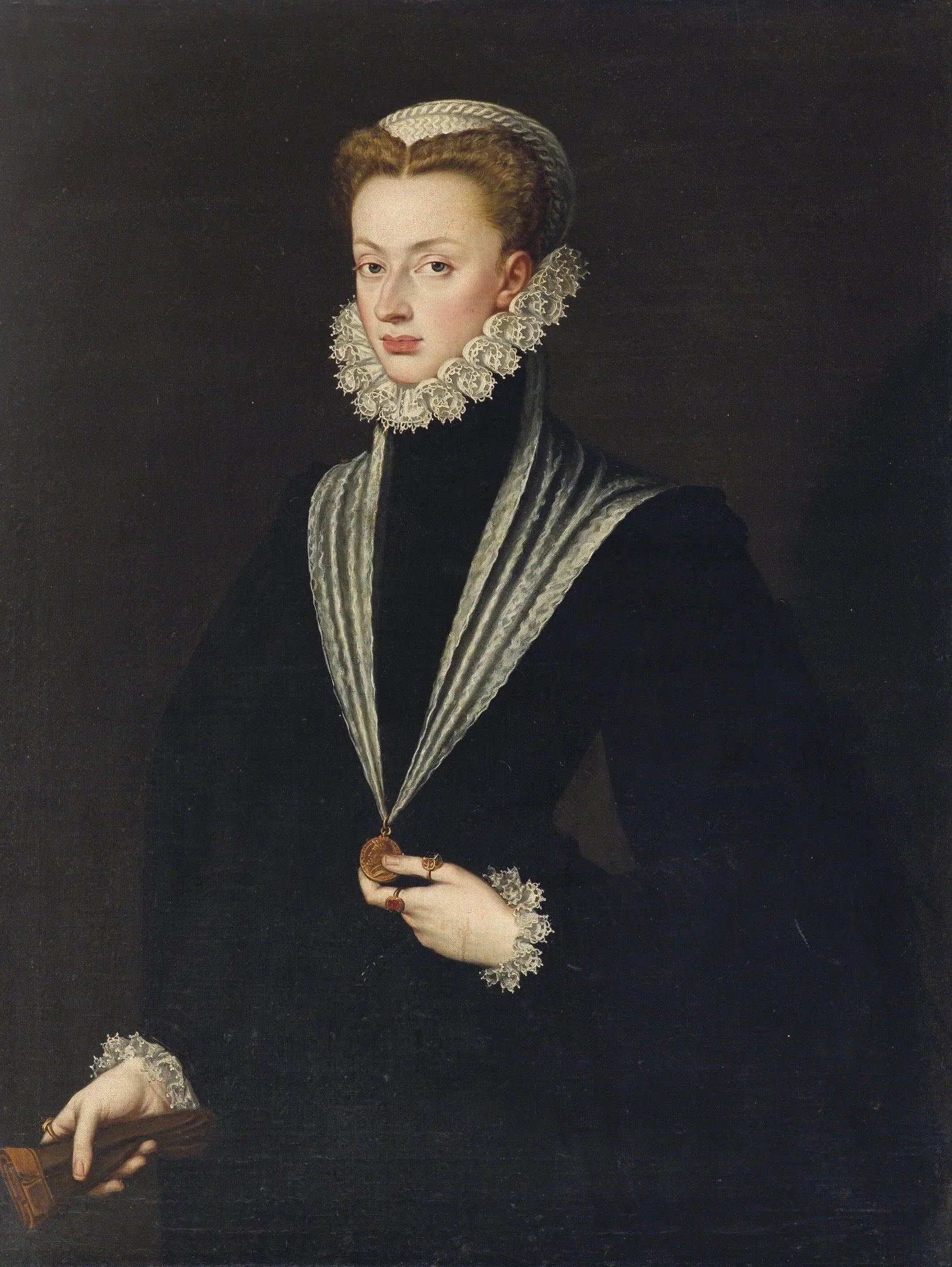 Portrait de Jeanne d'Autriche - Sofonisba Anguissola image 1 reproduction d’œuvre d’art à l’huile