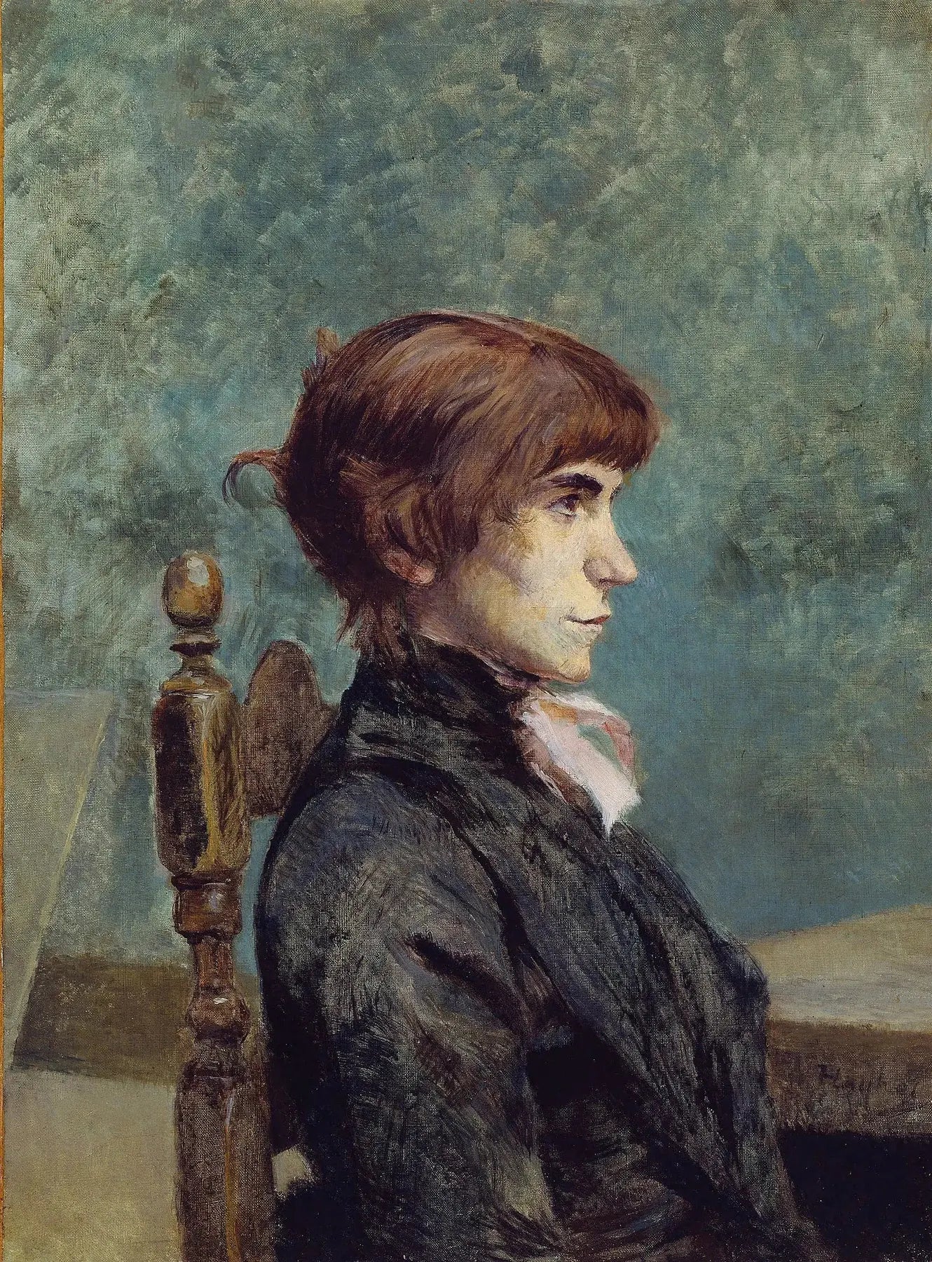 Portrait de Jeanne Wenz - Henri de Toulouse-Lautrec image 1 copie de tableau peinte à la main