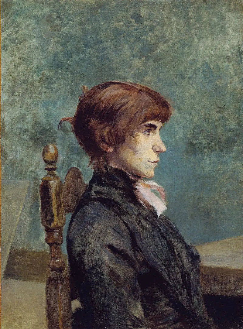 Portrait de Jeanne Wenz - Henri de Toulouse-Lautrec