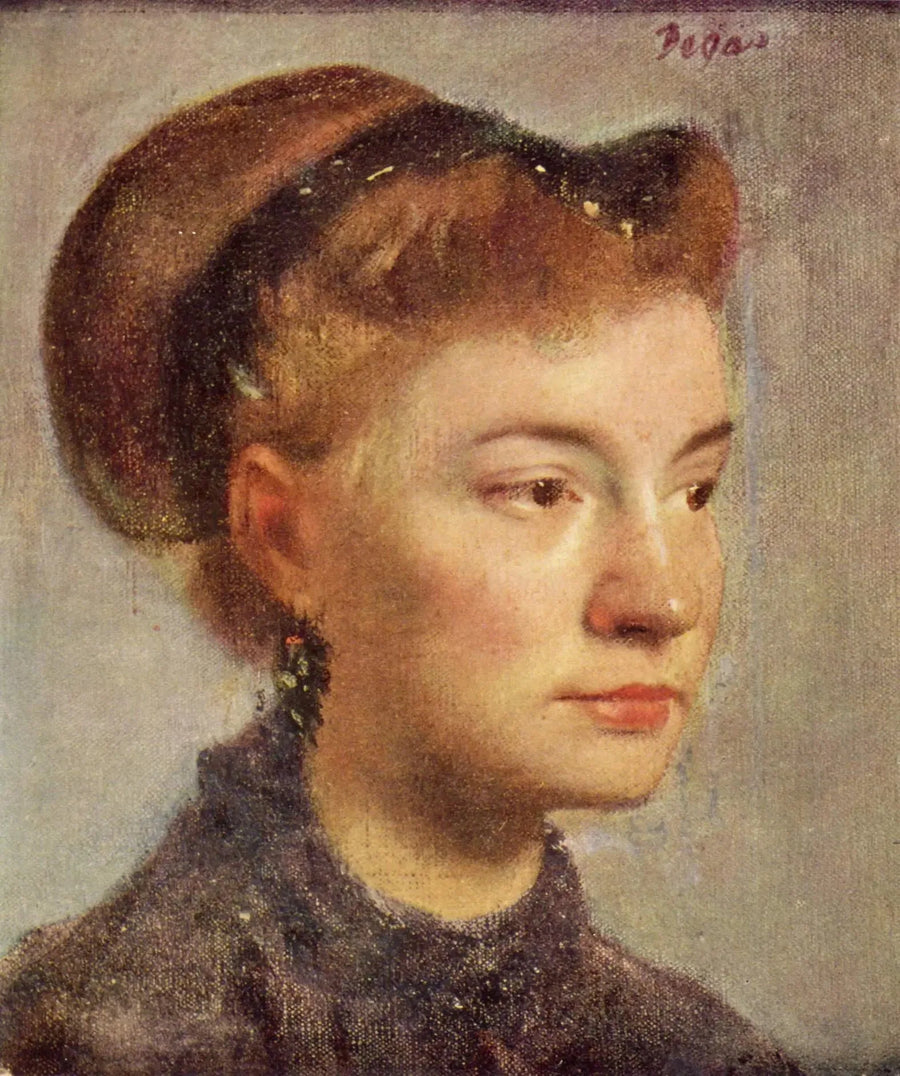 Portrait de jeune femme - Edgar Degas