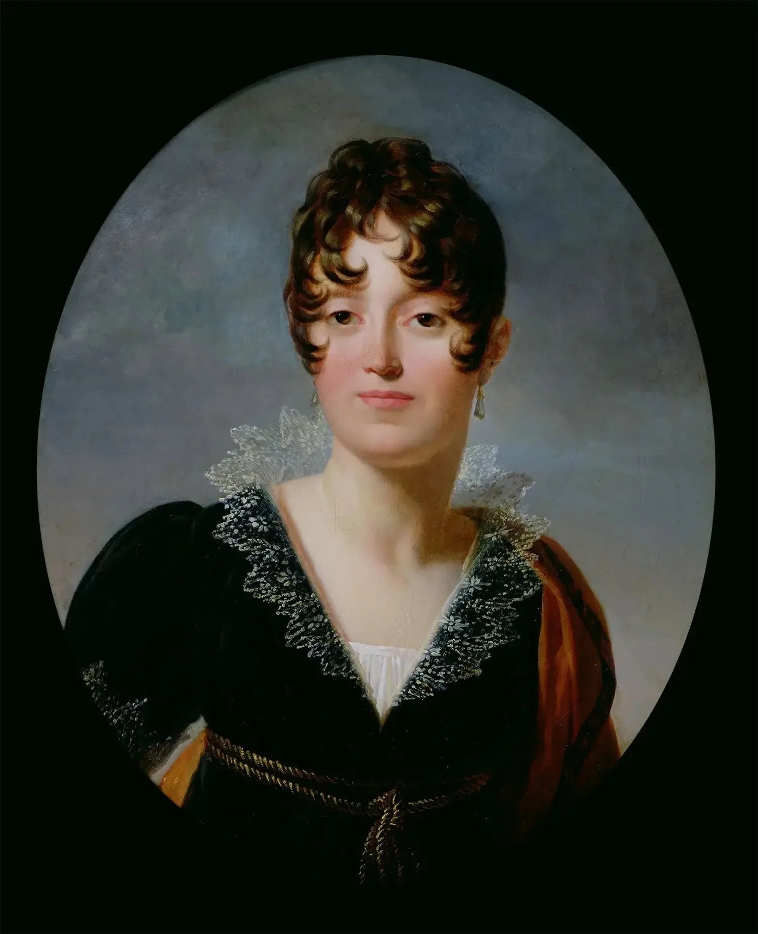 Portrait de jeune femme - François Gérard image 1 copie de tableau peinte à la main