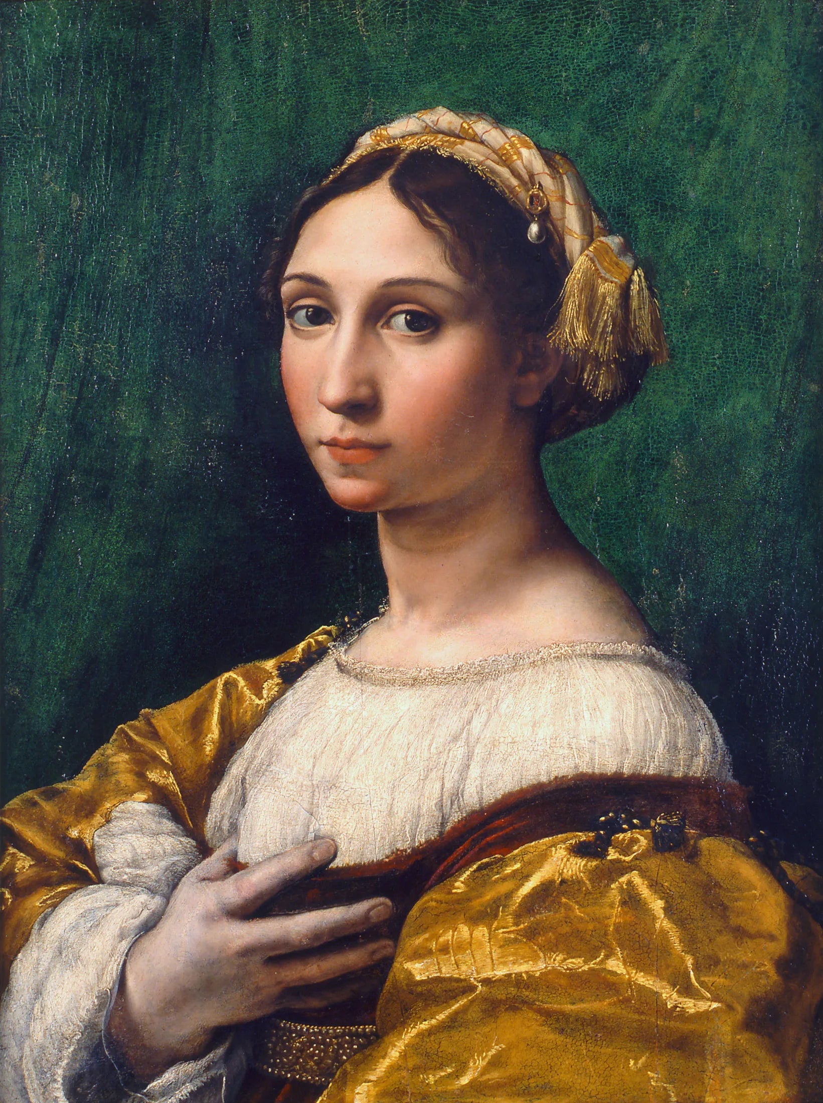 Portrait de jeune femme - Giulio Romano image 1 copie peinte à la main à l’huile