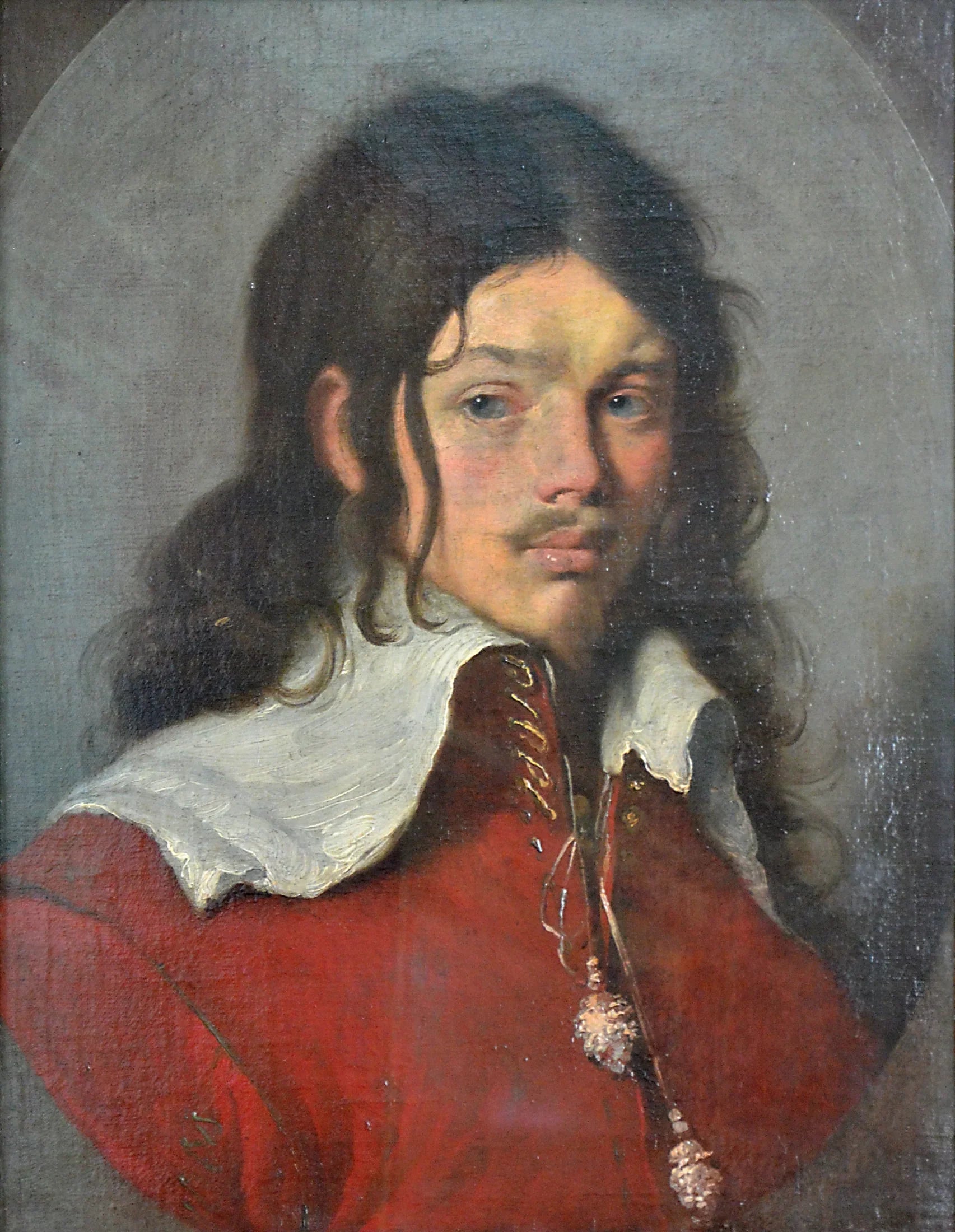 Portrait de jeune homme - Bernardo Strozzi image 1 reproduction artisanale de tableau