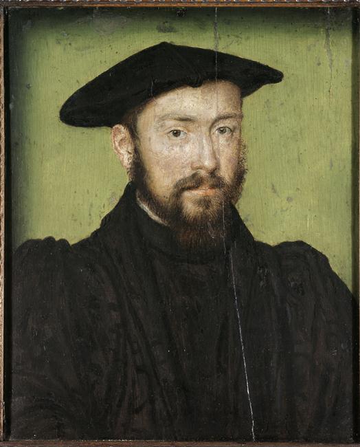Portrait de jeune homme - Corneille de Lyon image 1 reproduction de peinture à l’huile