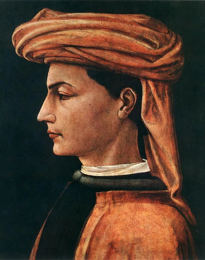Portrait de jeune homme - Domenico Veneziano image 1 tableau peint à l’huile sur toile