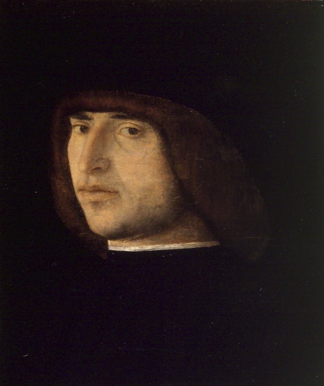 Portrait de jeune homme - Giovanni Bellini image 1 copie peinte à la main à l’huile